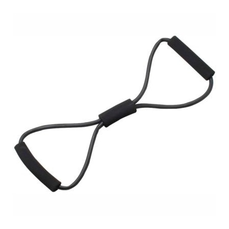 Fabrication Enterprises CanDo BowTie Tubing Exerciser, Black, 22" 1346194